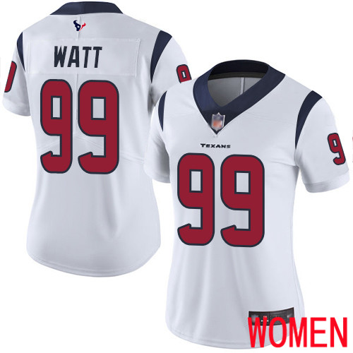 Houston Texans Limited White Women J J  Watt Road Jersey NFL Football #99 Vapor Untouchable->youth nfl jersey->Youth Jersey